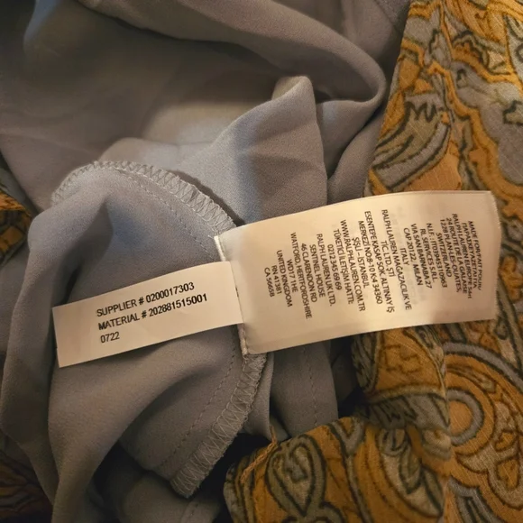 Ralph Lauren Paisley Dres. ptp 21" Retail$137 - Picture 5 of 5